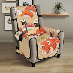 Sushi Pattern Chair Cover Protector