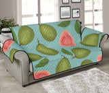 Guava Pattern Green Background Sofa Cover Protector