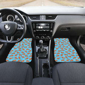 Clown Fish Pattern Print Design 05 Front Car Mats