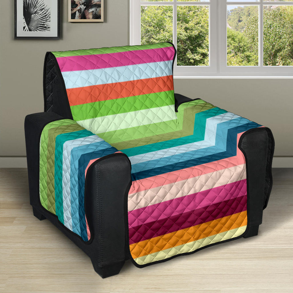 Rainbow Pattern Recliner Cover Protector