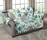 Koala Leaves Pattern Loveseat Couch Cover Protector