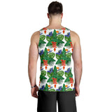 Heliconia Butterfly Leaves Pattern Men Tank Top