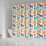 Cute Horse Pattern Shower Curtain Fulfilled In US