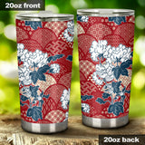 Red Theme Japanese Pattern Tumbler