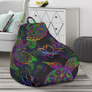 Sea Turtle Pattern Bean Bag Cover