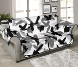 Crow Pattern Sofa Cover Protector