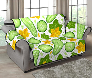 Cucumber Pattern Loveseat Couch Cover Protector