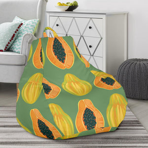 Papaya Pattern Background Bean Bag Cover