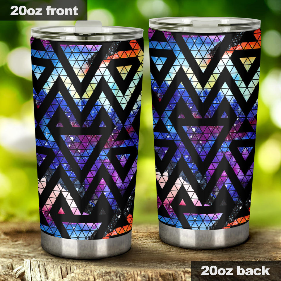 Space Colorful Tribal Galaxy Pattern Tumbler