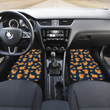 Squirrel Pattern Print Design 05 Front and Back Car Mats