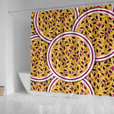 Passion Fruit Seed Pattern Shower Curtain Fulfilled In US