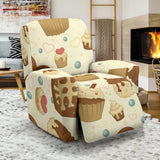 Cake Pattern Recliner Chair Slipcover