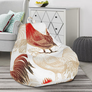 Rooster Chicken Pattern Bean Bag Cover