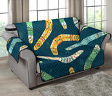 Boomerang Aboriginal Pattern Dark Background Loveseat Couch Cover Protector