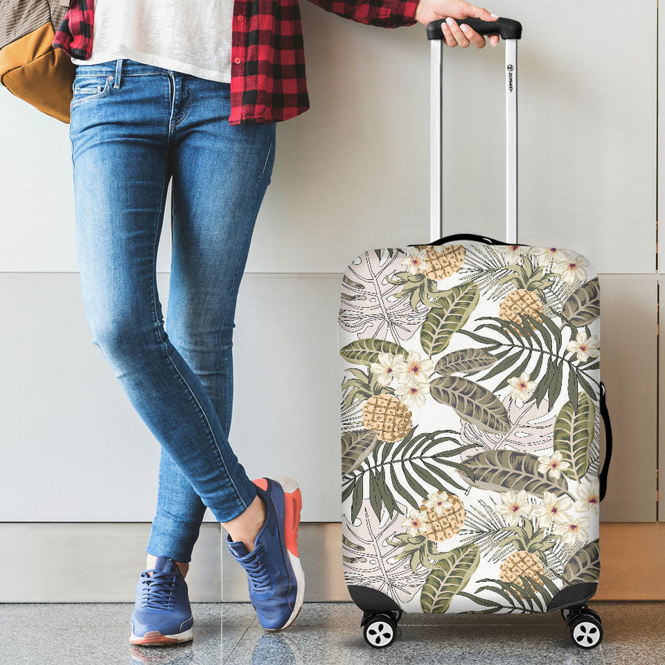 Pineapple Leave flower Pattern Luggage Covers