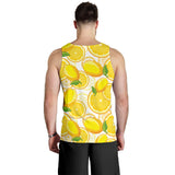 Lemon Pattern Background Men Tank Top