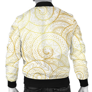 Shell Tribal Pattern Men Bomber Jacket