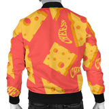 Sliced Cheese Pattern  Men Bomber Jacket