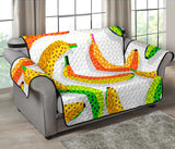 Banana Geometric Pattern Loveseat Couch Cover Protector