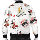 Sushi Japanese Pattern Men Bomber Jacket