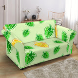Hop Graphic Decorative Pattern Loveseat Couch Slipcover