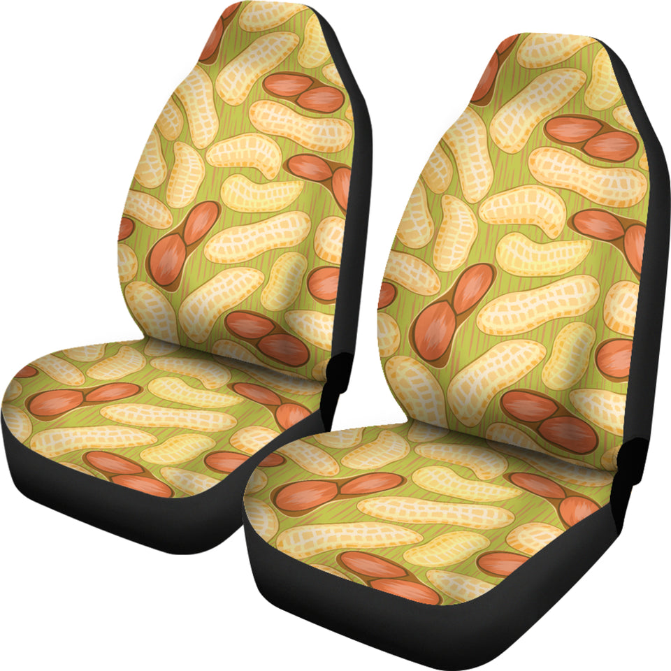 Peanut Pattern Theme Universal Fit Car Seat Covers