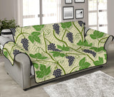 Grape Leaves Pattern Sofa Cover Protector