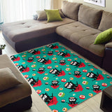 Ninja Sushi Pattern Area Rug