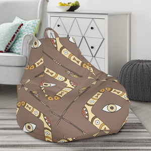 Traditional Boomerang Aboriginal Pattern Bean Bag Cover