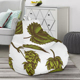 Hop Leaves Pattern Bean Bag Cover