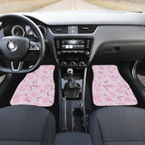 Tennis Pattern Print Design 02 Front and Back Car Mats