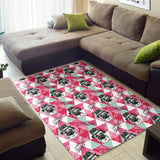 Pug Pattern Area Rug