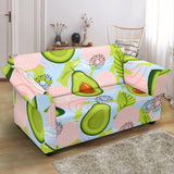 Avocado Pattern Theme Loveseat Couch Slipcover