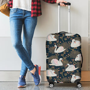 Swan Pattern Luggage Covers