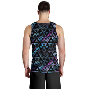 Space Galaxy Tribal Pattern Men Tank Top