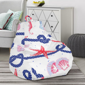 Starfish Shell Rope Pattern Bean Bag Cover