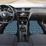 Popcorn Pattern Print Design 03 Front Car Mats