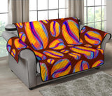 Coffee Bean Pattern Background Loveseat Couch Cover Protector