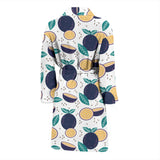 Passion Fruit Pattern Men Bathrobe