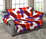 Boomerang Pattern Background Loveseat Couch Cover Protector