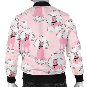 Poodle Pattern Men Bomber Jacket