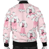 Poodle Pattern Men Bomber Jacket