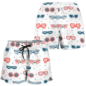 Sun Glasses Pattern Print Design 02 Women Shorts