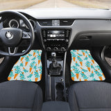 Carrot Pattern Print Design 03 Front Car Mats