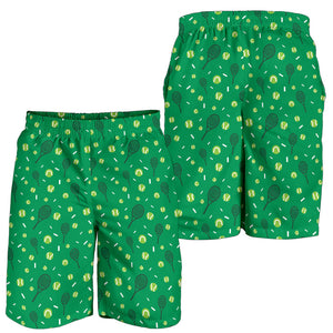 Tennis Pattern Print Design 03 Men Shorts