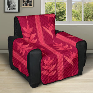 Heliconia Pink Pattern Recliner Cover Protector