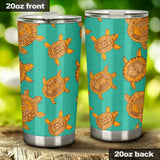 Sea Turtle Tribal Aboriginal Pattern Tumbler