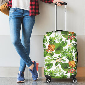 Pineapple Flower Leaves Pattern Cabin Suitcases Luggages