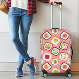 Sushi Roll Pattern Luggage Covers