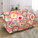 Sushi Roll Pattern Loveseat Couch Slipcover